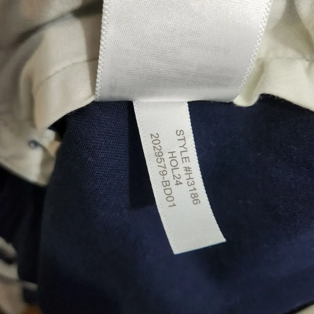 J. Crew Chino Pants Men 33X30 (34X29) Navy Flex Straight Leg